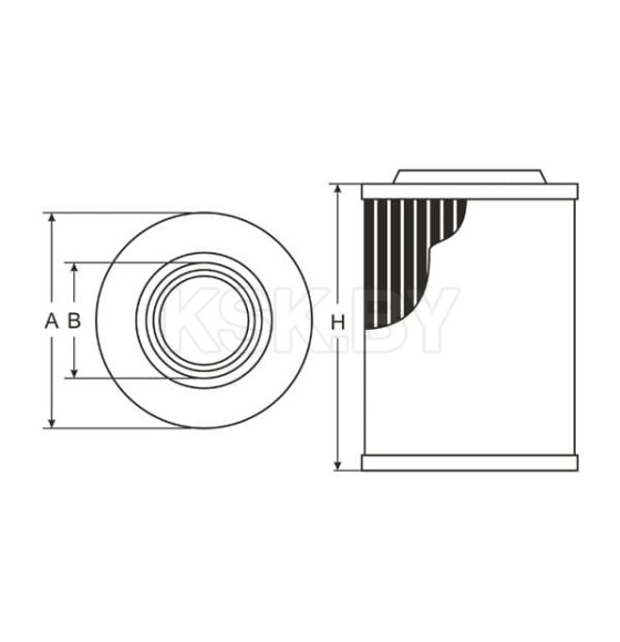 Фильтр воздушный SCT SB 2309 (SB 2309) 