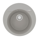 Мойка кухонная из кварцгранита грей Lemark SULA 500 (9910003) 