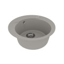 Мойка кухонная из кварцгранита грей Lemark SULA 500 (9910003) 