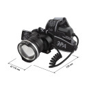 Фонарик налобный аккумуляторный 5Вт GA-806 ЭРА (Б0039626) 