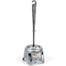 Ёрш для унитаза пластиковый Spin&Clean Disco цвет серебро SV3857 (SV3857) 