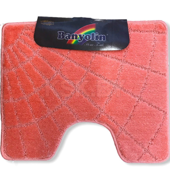 Коврик BANYOLIN U-type персиковый, 50х60 см