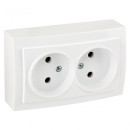 Розетка двойная белая Nilson Themis 26111024 (26111024) 