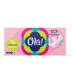 Тампоны женские гигиенические OLA! Tampons Super Шелковистая поверхность 16шт