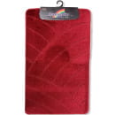 Коврик для ванной комнаты текстильный. BANYOLIN ECONOMIC бордовый, 55х90 см