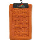 Коврик для ванной комнаты текстильный. BANYOLIN MEDIUM терракотовый, 50х80 см