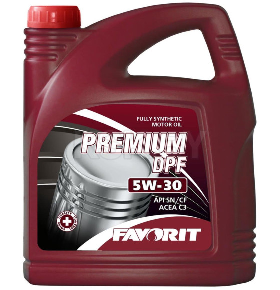 Масло моторное FAVORIT Premium DPF 5W-30 API SN/CF 5л. (57545 ) 