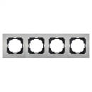 Рамка 4-я металл сатин Nilson Touran Lux 22STN0094 (22STN0094) 