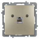Розетка компьютерная RJ45 золото Nilson Touran 24150444 (24150444) 