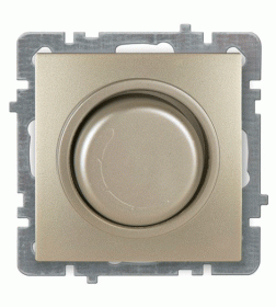Светорегулятор с подсветкой 600W золото Nilson Touran 24150452