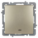 Выключатель 1-кл. крестообразный золото Nilson Touran 24150410 (24150410) 