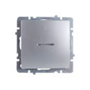 Выключатель 1-клавишный проходной с подсветкой серебро Nilson Touran 24130408 (24130408) 