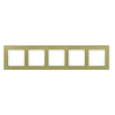 Рамка 5-я алюминий золото Nilson Alegra LUX 25AN0095 (25AN0095) 