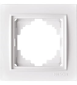 Рамка 1-я белая Nilson THOR 27110091