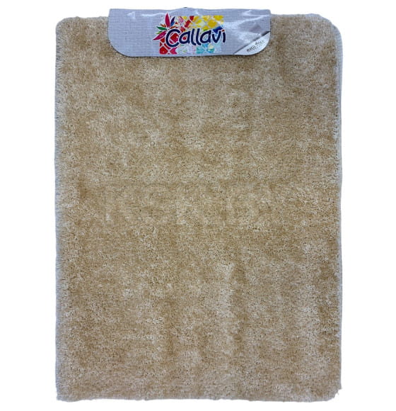 Коврик для ванной комнаты текстильный.CALLAVI NATTY 100х150 см, крем 320