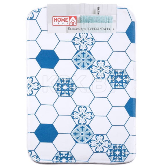 Коврик для ванной текстильный 45х70 см., арт 58ADB604-2 (58ADB604-2) 