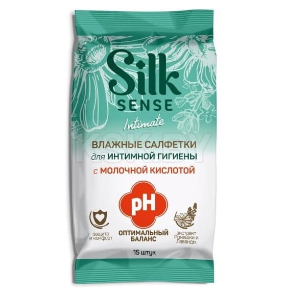 Салфетки влажные Ola! Silk Sense для интимной гигиены 