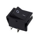 Выключатель клавишный 250V 15А (4с) (ON)-OFF чёрный Б-Фикс (RWB-501, SC-767) REXANT (36-2380) 