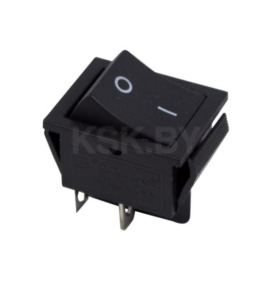 Выключатель клавишный 250V 15А (4с) (ON)-OFF чёрный Б-Фикс (RWB-501, SC-767) REXANT (36-2380) 