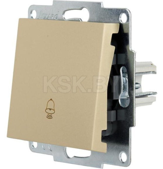 Кнопка звонка золото Lezard VESNA 742-3688-103 (742-3688-103)