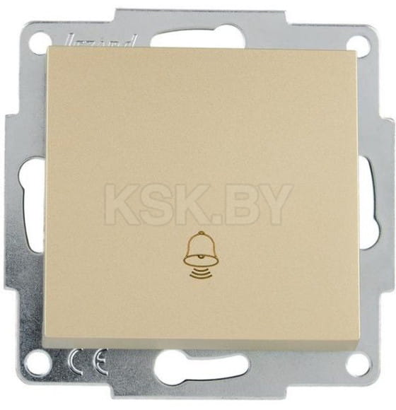 Кнопка звонка золото Lezard VESNA 742-3688-103 (742-3688-103)