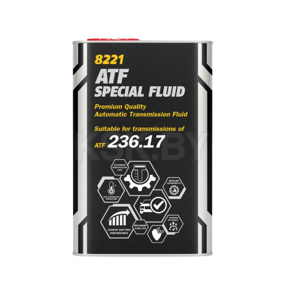 Масло трансмиссионное синтетическое Mannol ATF Special Fluid 236.17 METAL 1л (MN8221-1ME) 