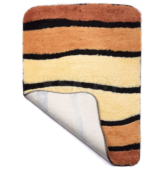 Коврик для ванной текстильный желто-оранжевый Jolie 60*90 см (719304) 