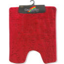 Коврик для ванной/сан.узла комнаты текстильный. BANYOLIN U-type бордовый, 60х70 см