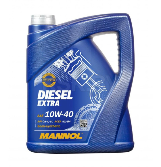 Масло моторное Mannol Diesel Extra 10W-40 CH-4/SL, 5л. (MN7504-5) 