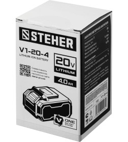 Аккумулятор для электроинструмента STEHER V1-20-4