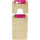 Комплект из 2х текстильных ковриков,для ванной/сан.узла. CONFETTI MAXIMUS бежевый, 50х80, 40х50 см