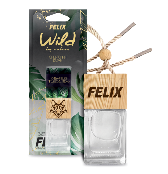 Ароматизатор подвесной FELIX WILD BY NATURE Сибирский волк (430110090) 