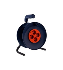 Катушка без провода 4 штепс. гн. с заземл. D240мм IP20 Glanzen