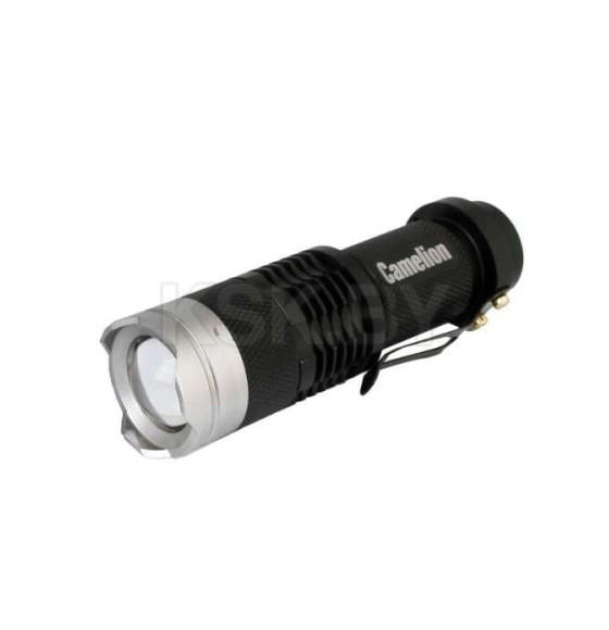 Фонарь ручной LED5135 LED XPE, ZOOM, 3 реж, 1xLR6 в комп. Camelion (12915) 