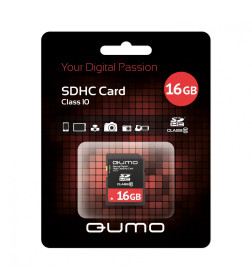 Карта памяти QUMO microSDHC (Class 10) 16GB (QM16GMICSDHC10) 