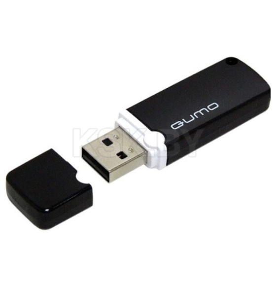 Накопитель QUMO 16GB USB 2.0 Optiva 02 Black, черный корпус (QM16GUD-OP2-black) (Q24436) 