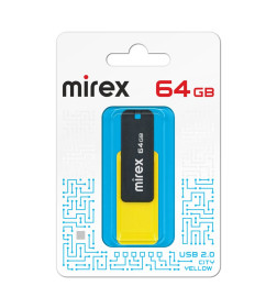 USB флэш-накопитель  64 ГБ  Mirex CITY YELLOW 64GB (ecopack)