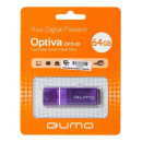 Накопитель QUMO 64GB USB 2.0 Optiva 01 Violet, цвет фиолетовый (QM64GUD-OP1-violet)  (Q18505	) 