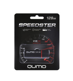 Накопитель QUMO 128GB USB 3.0 Speedster Black, цвет корпуса черный QM128GUD3-SP-black