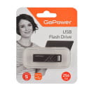 Флеш-накопитель GoPower TITAN 256GB USB3.0 металл черный графит (00-00027356) 