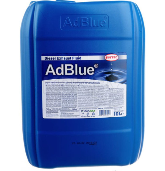 Жидкость для систем SCR дизельных двигателей AdBlue 10 л (430700036) 