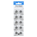 Батарейка AG8.G8.LR1120.LR55.SR55.391.391A.191 BL-10 1.5V (2шт.) Voniko (AG8-BL10) 