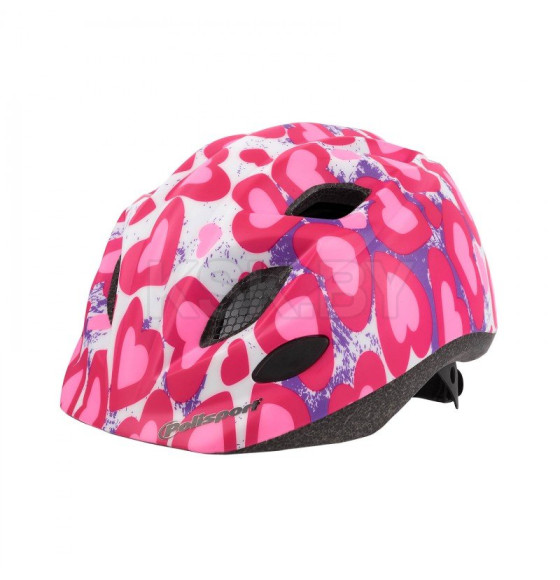 Шлем велосипедный детский Polisport Glitter heart, S (52-56 см), 8740900014 (8740900014) 