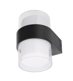 Настенный уличный светильник LED ULU-P22B 2*5W 4000К IP65 черный Uniel