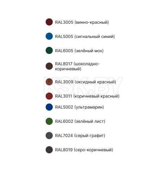Металлочерепица Браславская 25 мм. 0,45 мм Полиэстер