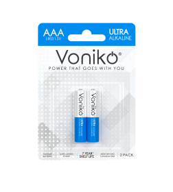 Батарейка AAA LR03 BL-2 1.5V (2шт.) Voniko