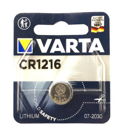 Батарейка CR1216 BL1 3V Lithium Varta Electronics