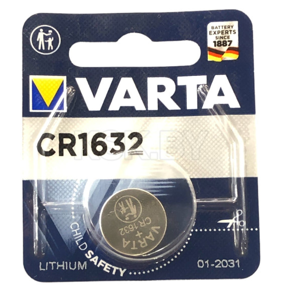 Батарейка CR1632 BL1 3V Lithium Varta Electronics (6632101401) 