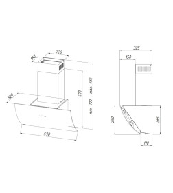 Кухонная вытяжка Akpo Clarus 60 wk-11 белый