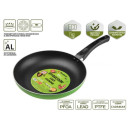 Сковорода 24х4.3 см STARCOOK, зеленая, PERFECTO LINEA (56-240431) 
